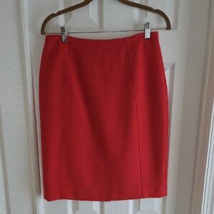 Halogen Classic Red Pencil Skirt